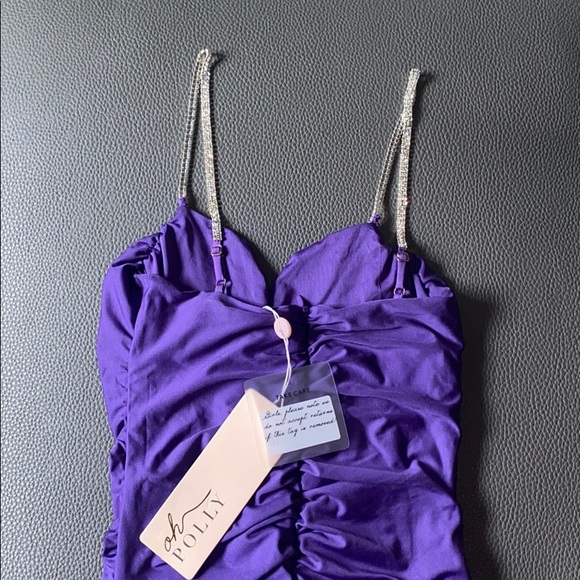 Oh Polly purple mini dress - Picture 4 of 6